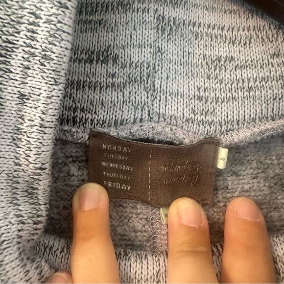 Anthropologie Saturday Sunday Cowl Neck Sweater Size Small - Picture 2 of 5